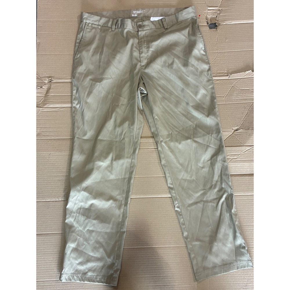 Nike Golf Tour Performance Dri-FIT Khaki Pants Mens 38x32 Tan 639779-235
